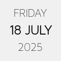 18 July 2025